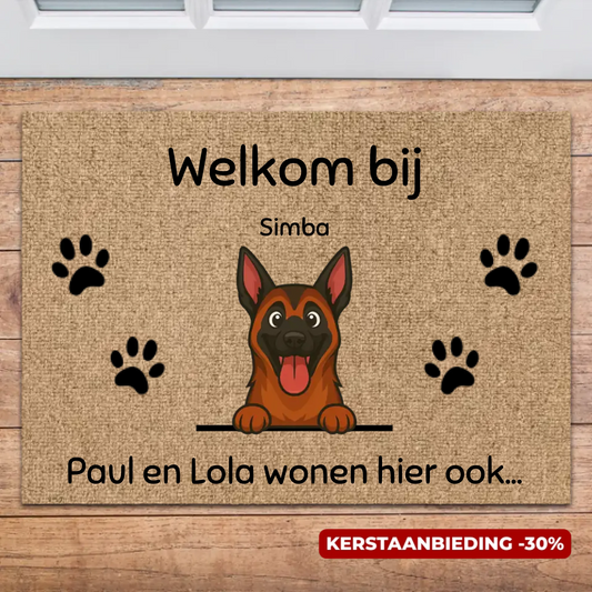 Gepersonaliseerde deurmat